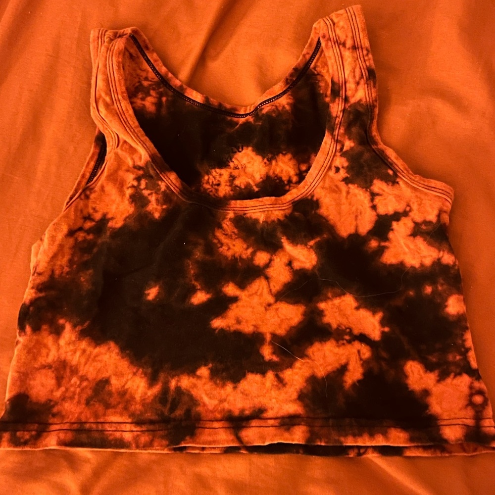 SHEIN DIY bleach dyed crop top